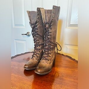 FreeBird by Steven GRANY Lace Up Victorian Leather Boots